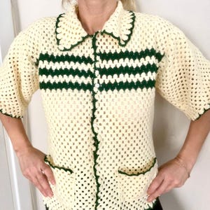 Crochet Shirt, Oversized Crochet Shirt, Crochet Shirts for Men, Handmade Knitted Shirt, Crochet Shirts, Handmade Crochet Shirt
