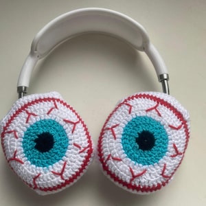 Airpods Max all'uncinetto, custodia all'uncinetto, cover per cuffie, cover per AirPod Max, regalo fatto a mano, regalo di Natale