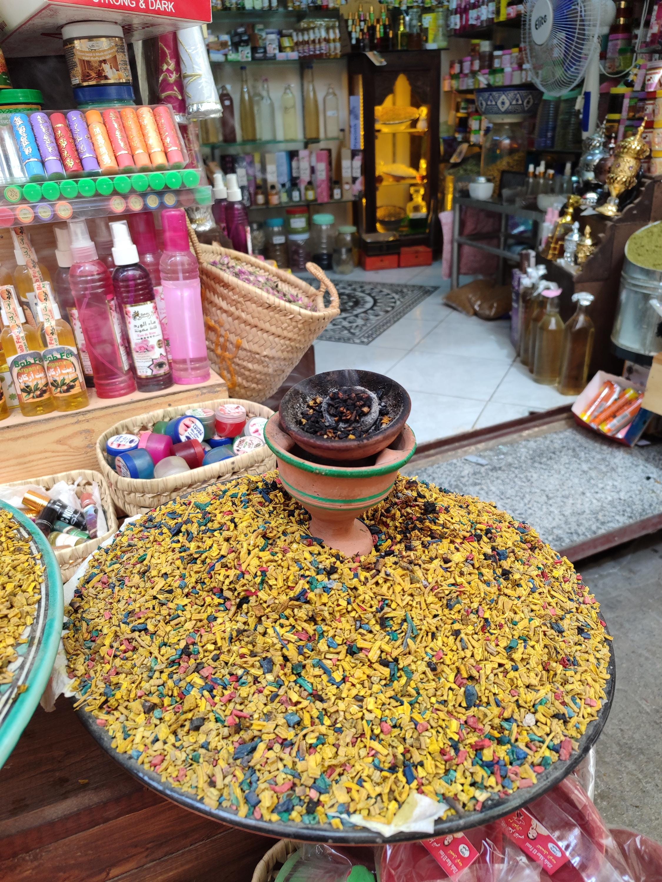 Colorful Moroccan Serghina | Traditional Oud Amber Incense