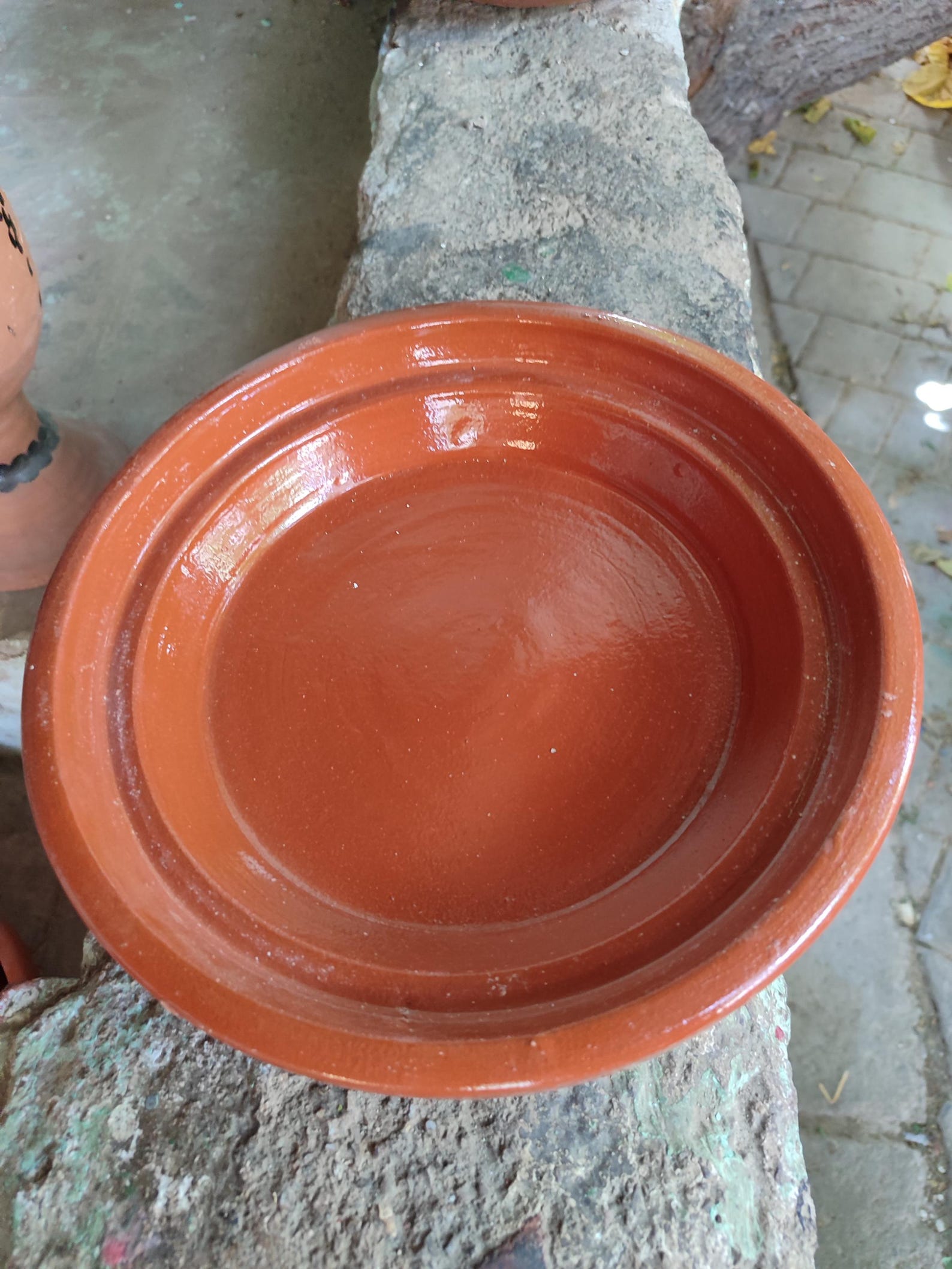 Handmade Moroccan Clay Tagine – Traditional Fez Cooking Pot — view 3