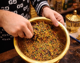 Oud Bakhoor Incense | Handmade Moroccan Serghina | Authentic Arabian Home Fragrance | Natural