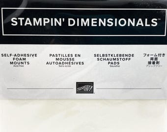 Stampin' Up Stampin' Dimensionals, Self Adhesive Foam Mounts, Off White Hexagons, 300 Per Pack
