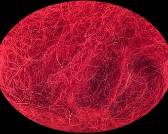 Phildar International Vizir 184, #72 B128 Red, Mohair & Wool, Vintage, Discontinued, Fiber Arts, Made in France