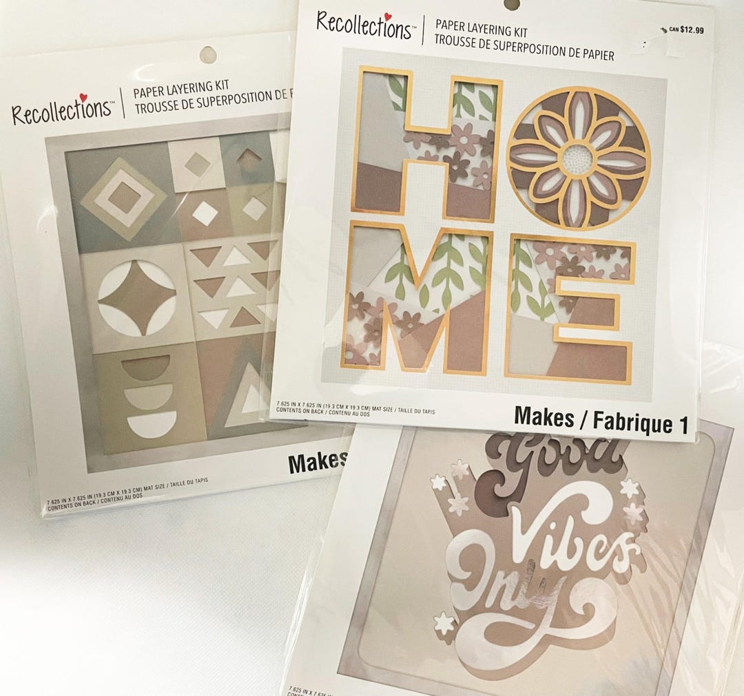 Recollections Paper Layering KIT, Choose From Geometric Shapes, Good ...