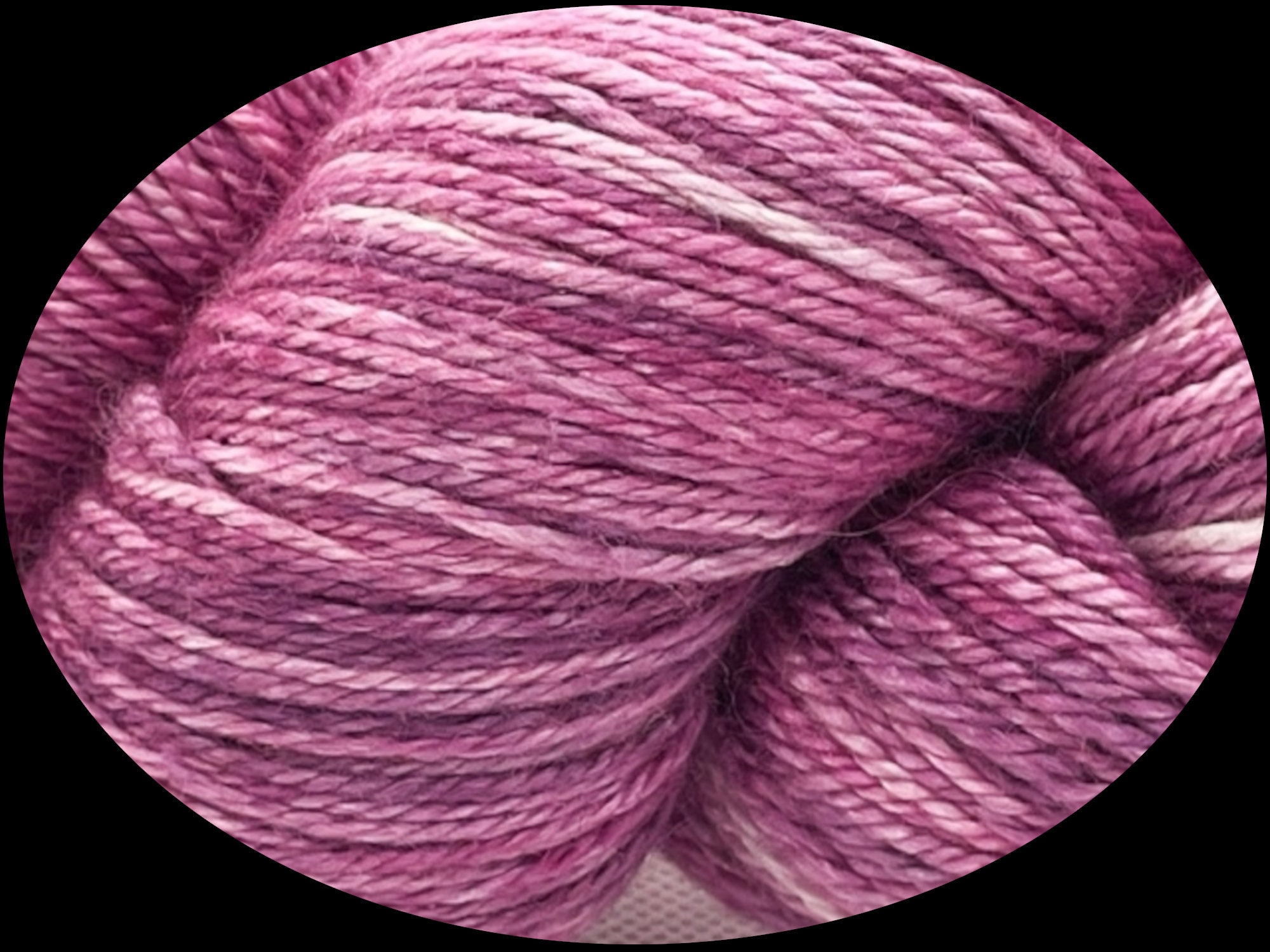 Lot/3 Soft Fluffy Yarn Purple (1.6 oz), Pink (1.5 oz), Multi-Colored (.6 oz)