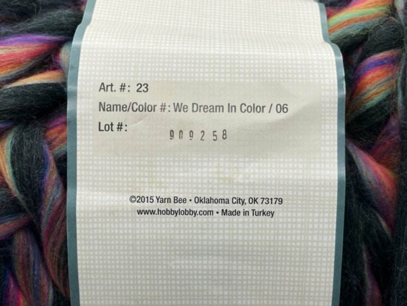 Yarn Bee Chunky Spiral Yarn Jumbo Yarn Color 06 We Dream Etsy