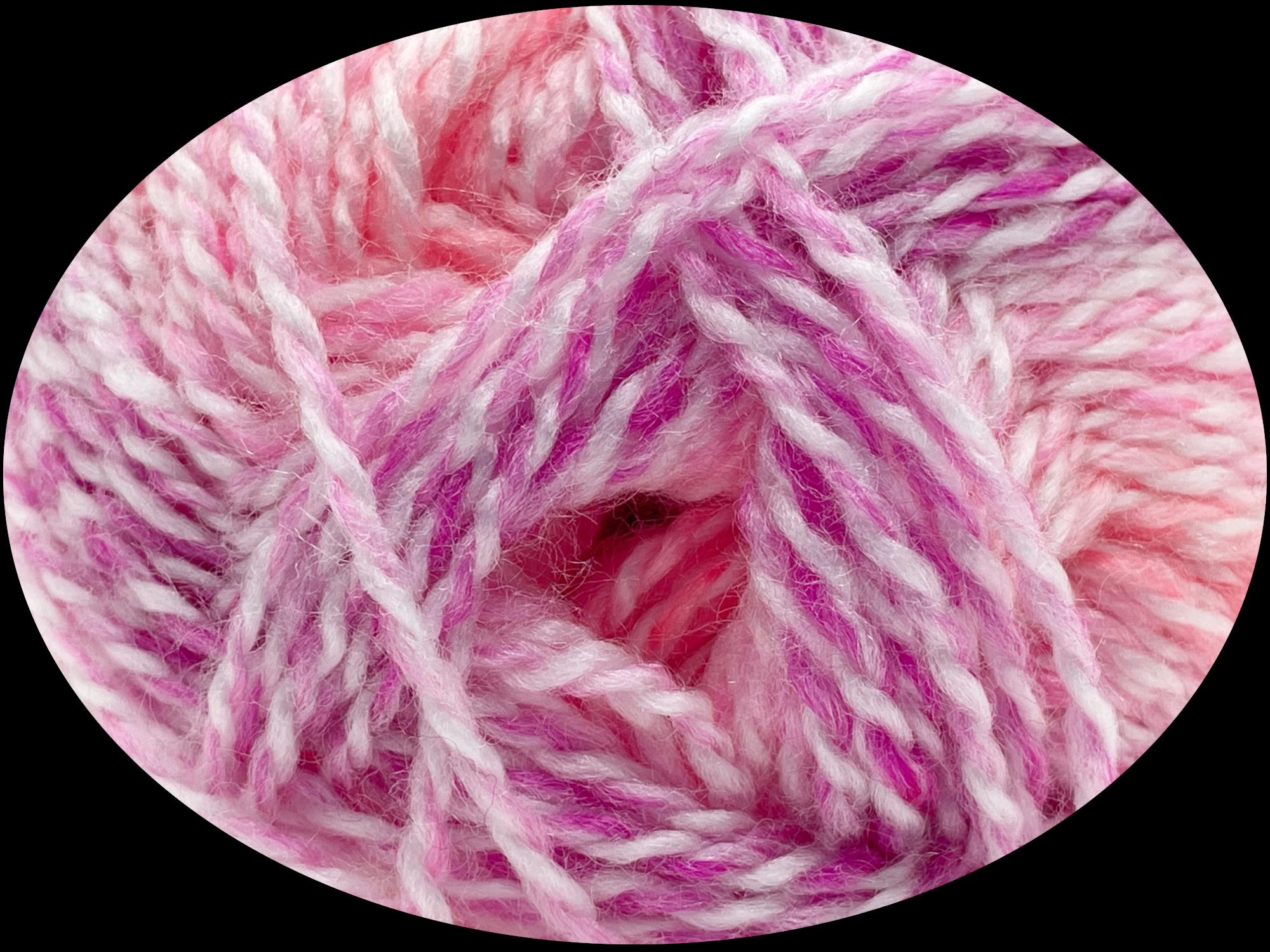 James Brett Baby Marble DK Knitting Yarn Soft Double Knit Wool 100g Ball (Lemon Green & White Mix - BM4) By James Brett