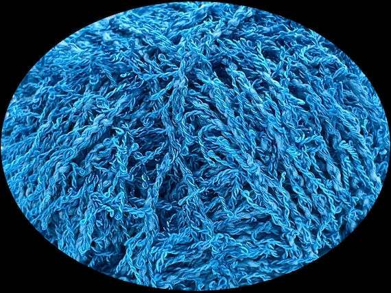 Red Heart Scrubby Yarn, Color #E833 0501 Ocean, Rough Yarn for Dishcloths or Shower/Bath Poufs, 100% Polyester
