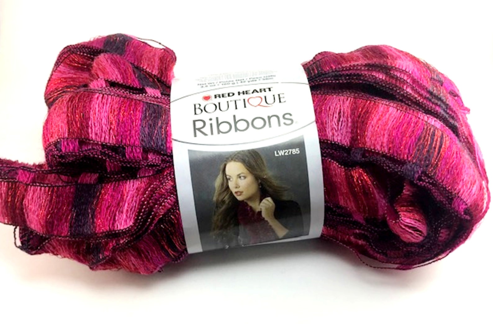Red Heart Boutique Ribbons Yarn Rosebud Etsy