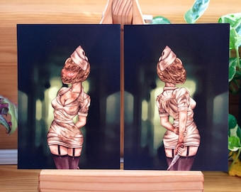 Silent Hill 2 Nurse: Video Game Art Print (5x7")