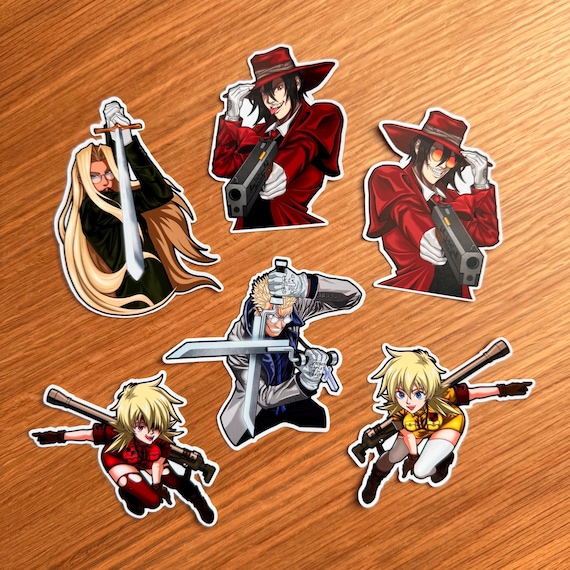 Hellsing Ultimate Anime Stickers - Alucard - Integra Hellsing
