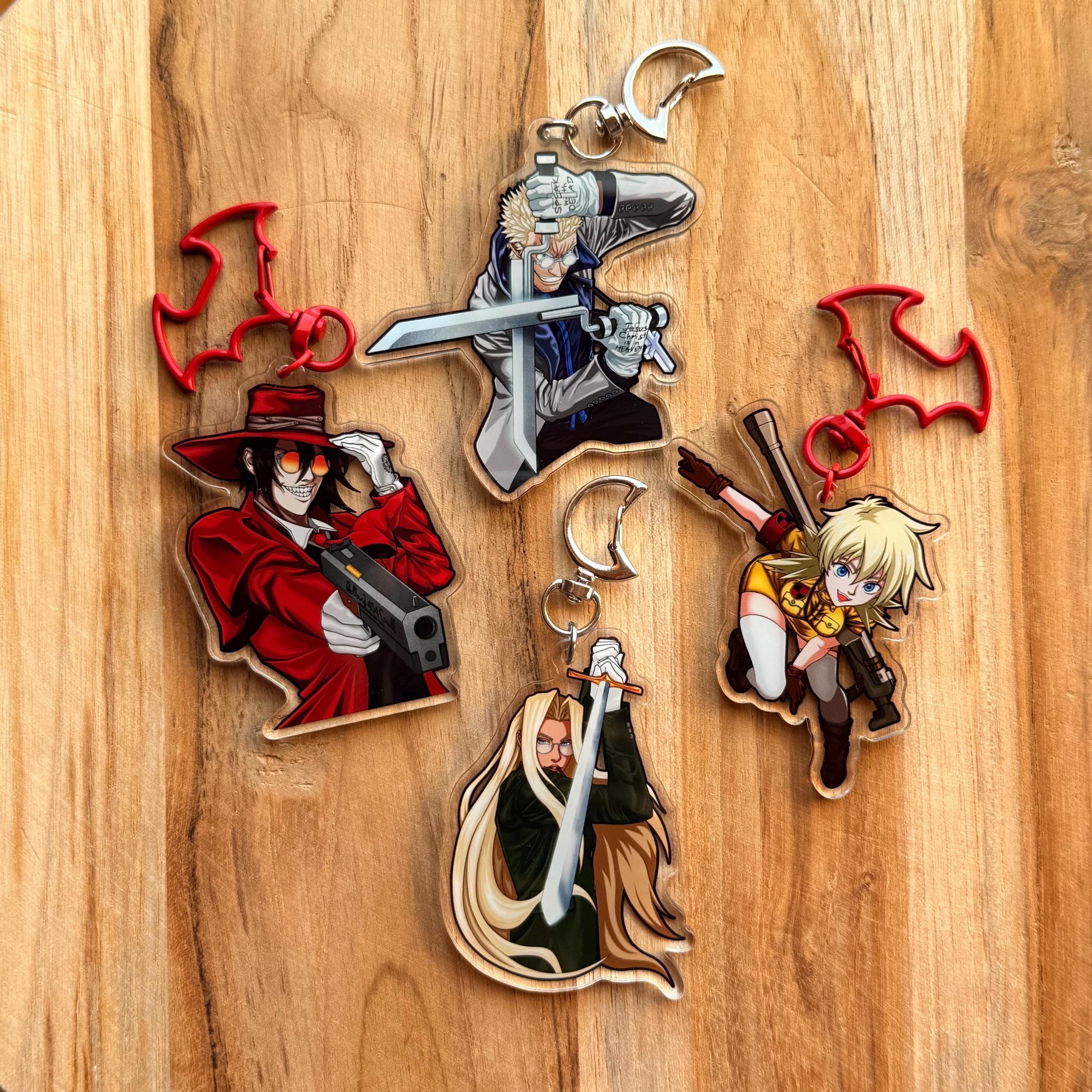 HELLSING モーテルキーホルダー Hellsing Keychain - Etsy