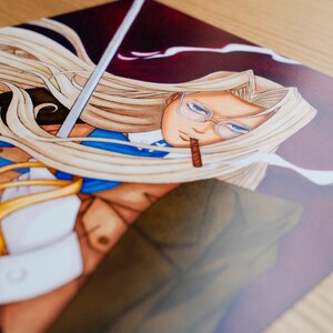 Hellsing Ultimate Integra Hellsing: Anime Art Print (5x7" or A4) image 6