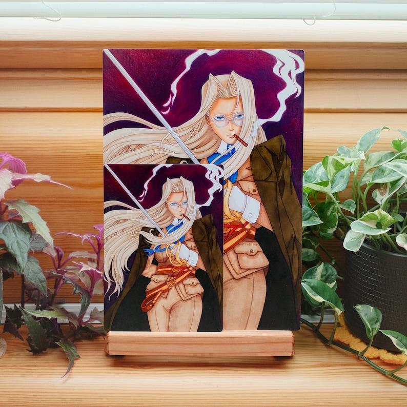 Hellsing Ultimate Integra Hellsing: Anime Art Print (5x7" or A4) image 4