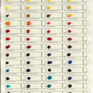 Aquarell Dot Karte