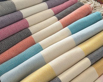 Personalized Turkish Towel Gift, Personalized Gifts, Bridesmaid Gift, Custom Beach Towel, Bachelorette Party Favor, Wedding Favor Gifts