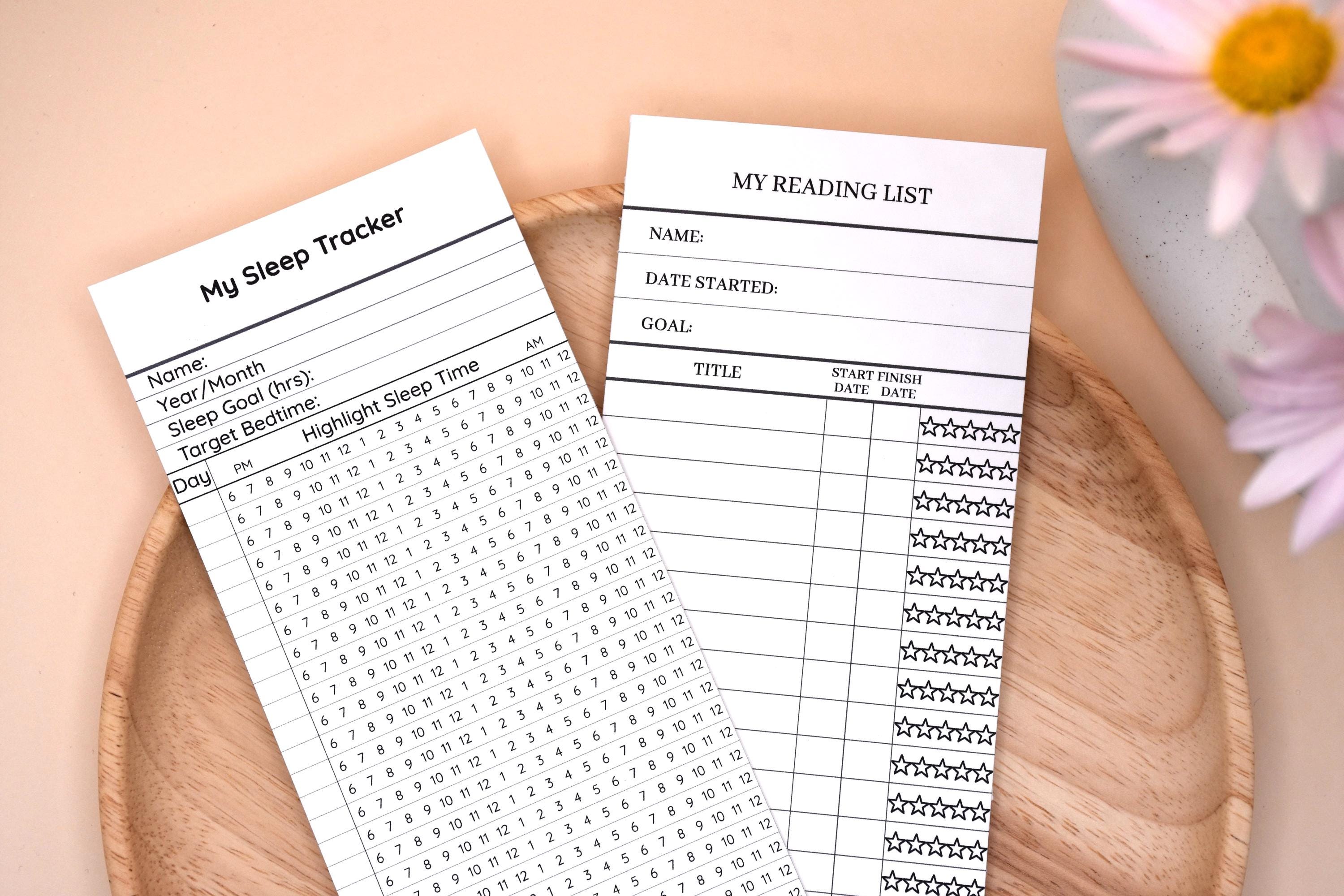 Tracker Reader Cards 2026 Book Reading Tracker | Library Bookmark | Book Tracker | Bookmark ...