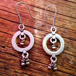 Elegant sterling silver earrings