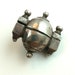 Reserved for vuduman Amazing 100 year old silver lingam stone holder from India