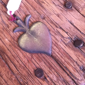 HEART MILAGRO Tin Silver Ex Voto