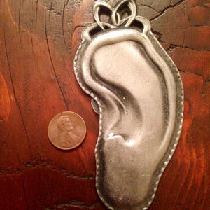 EAR MILAGRO made of  Tin Silver Ex Voto