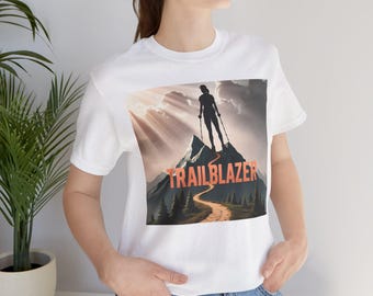 Trailblazer Mountain Climber Tee: Adventure Hiking Shirt