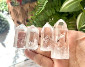 AAA+ Clear Quartz Point | High Clarity Mini Tower | Healing Crystal | Energy Amplifier | New Starter begnner‘s Crystal