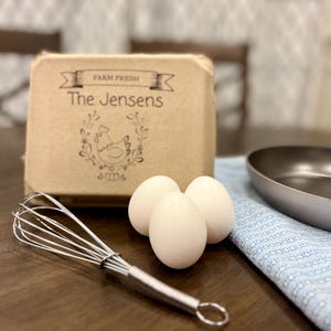 Custom Egg Carton | Farm Fresh Packaging | Backyard Chicken Gifts | Small Farm Market Supplies