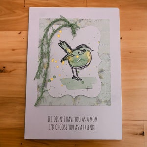 Handmade card watercolor Mother’s Day card