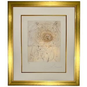 Salvador Dali The sun, Original Salvador Dali signed and numbered limited edition, Salvador Dali Artwork, Wall Art, Gallery Art, Fine Art