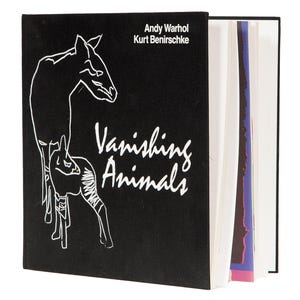 Signed Andy Warhol Artwork, Andy Warhol Signature, Signed Andy Warhol book, Vanishing animals, Andy Warhol Lithographs and signed marker