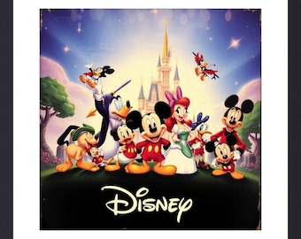 ミッキーマウス、ミニーマウス、ドナルドダック、プルート、グーフィー