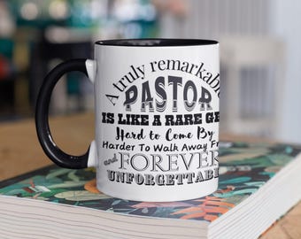 Remarkable Pastor Coffee Mug - Perfect Appreciation Gift, Inspirational Mug, Unique Pastor Gift, Religious Gifts, Gift for Clergy