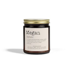 Personalized Name Dictionary Candle, Custom Best Friend Gift, Birthday Gift for her, Gift For Friend, Friendship gift, Funny Candle image 8