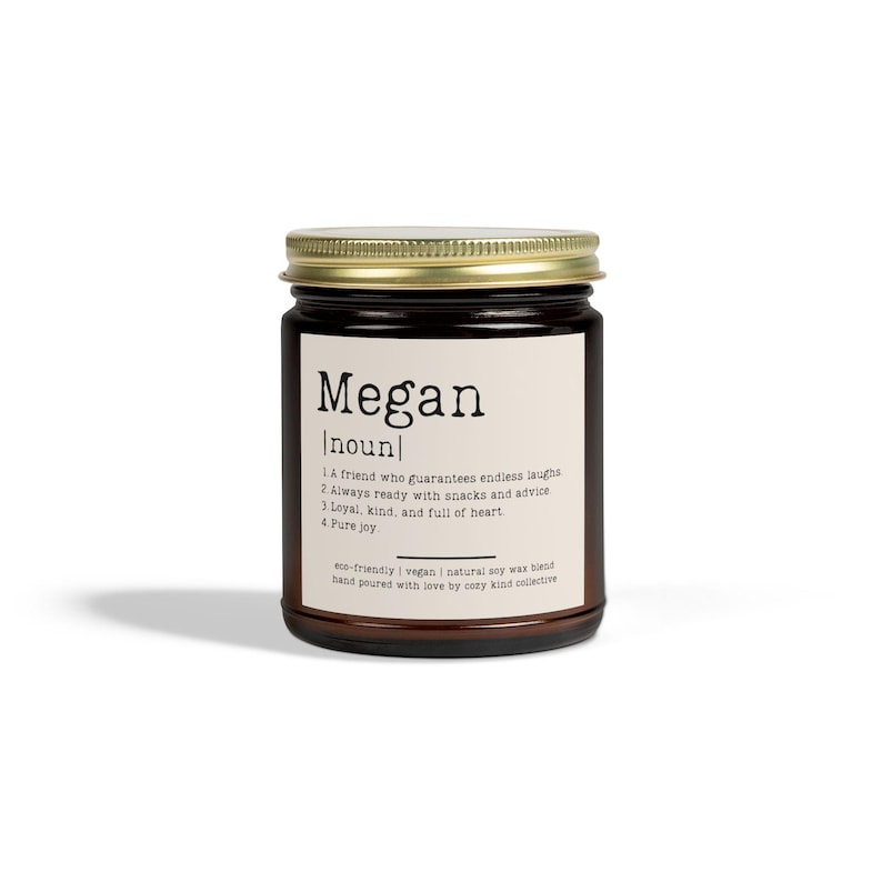 Personalized Name Dictionary Candle, Custom Best Friend Gift, Birthday Gift for her, Gift For Friend, Friendship gift, Funny Candle image 8