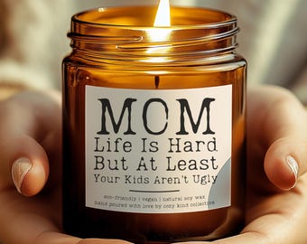 Lustiges Mama Geburtstagsgeschenk, Kerze für Mama, für Mama von der Tochter, Muttertagsgeschenk, Mama Geschenk, Weihnachtsgeschenk, lustige Tochter Kerze, lustige Mama