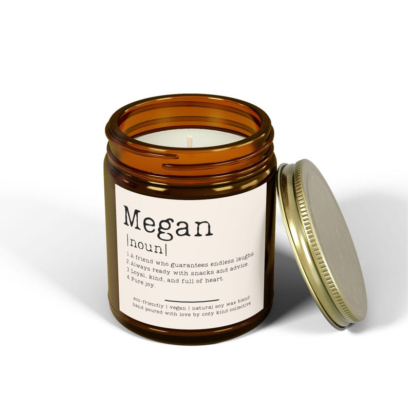 Personalized Name Dictionary Candle, Custom Best Friend Gift, Birthday Gift for her, Gift For Friend, Friendship gift, Funny Candle image 9