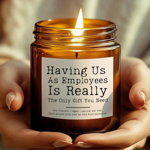 Funny Boss Gift, Bosses Day, Candle For Boss, Boss Birthday, Gift From Employee, Office Party Gift, Manager Gift