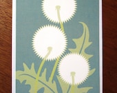 Dandelion Note Card
