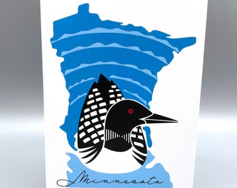 Minnesota Loon Card