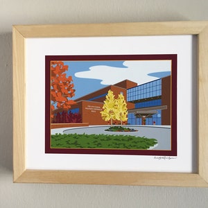 The Law School, Walter Mondale, University of Minnesota, art print
