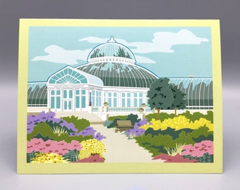 Conservatory Entrance, Como Park, St. Paul,Minnesota, Card