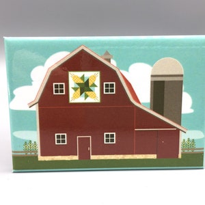 Barn Quilt, magnet