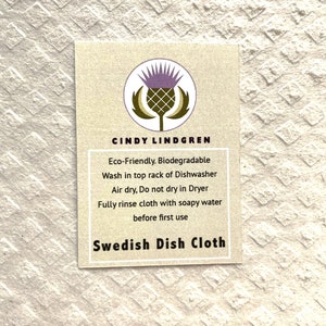 Dala Loon, Swedish Dishcloth image 4