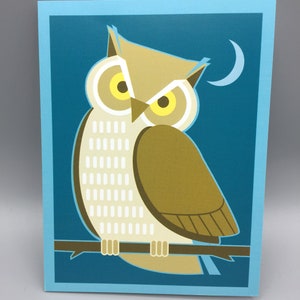 Midnight Owl Card