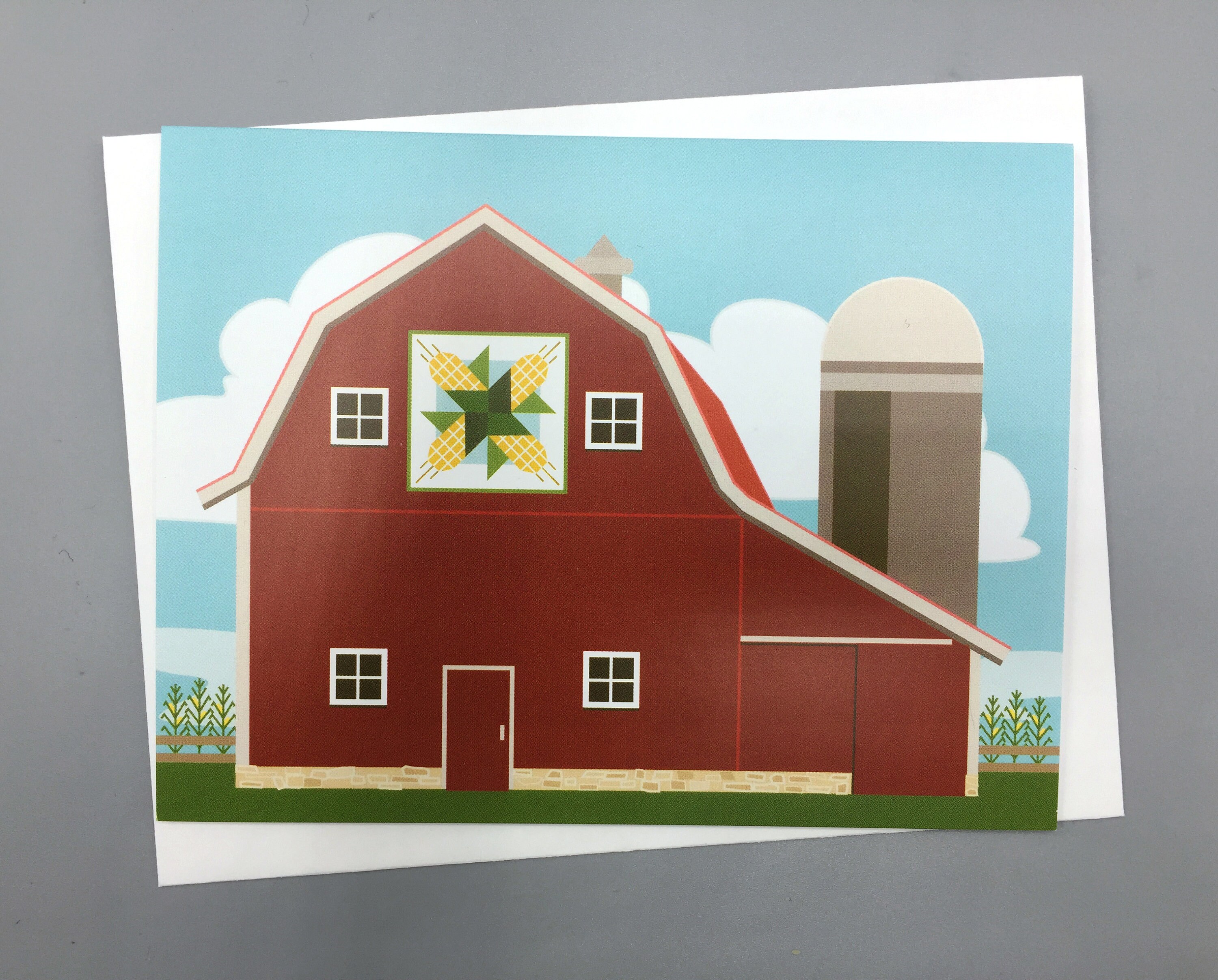 Barn Quilt, Barn, Farm, Card - Etsy