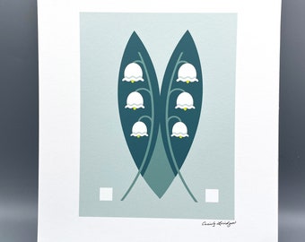 Lily of the Valley, Craftsman, Art print