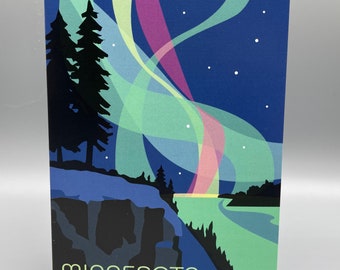 Minnesota Northern Lights card