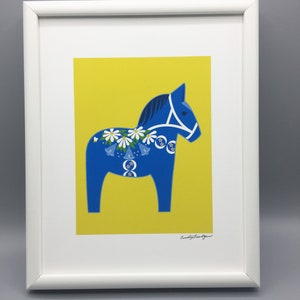Daisy Dala Horse Art print
