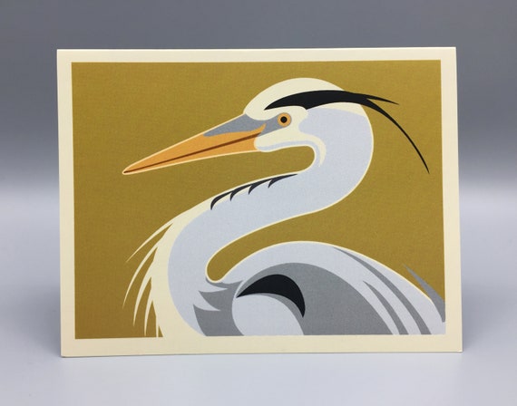 Great Blue Heron Card